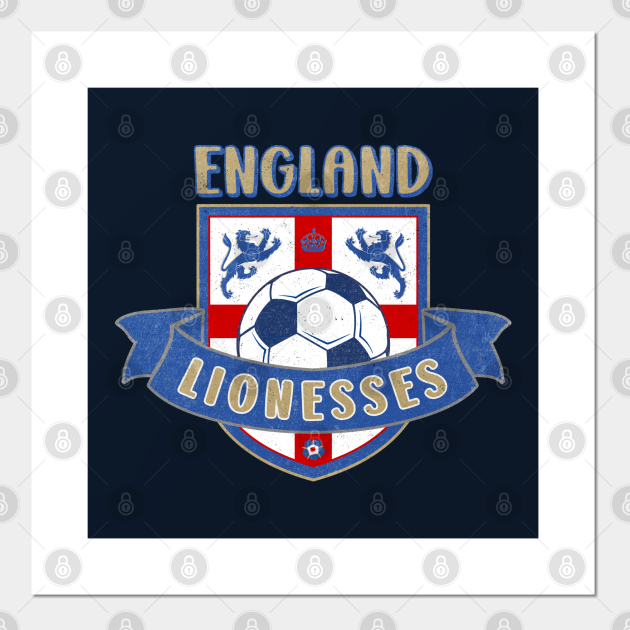 England Lionesses Football Crest” (2) England Lionesses Posters